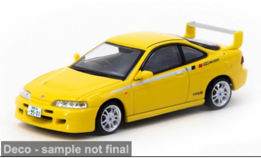 Honda Integra 1/64 Tarmac Works Type R DC2 Mugen gelb 1:64 modellino in miniatura