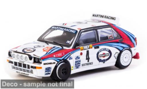 Lancia Delta 1/64 Tarmac Works HF Integrale Rally Monte Carlo 1992 #4 1:64 modellino in miniatura