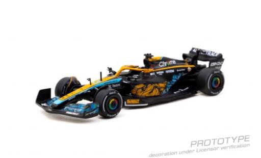 McLaren F1 1/64 Tarmac Works MCL36 No.3 Team Formel 1 GP Abu Dhabi 2022 1:64 modellino in miniatura