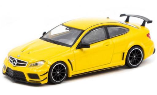 Mercedes Classe C 1/64 Tarmac Works C 63 AMG Coupe Black Series (C205) metallico giallo modellino in miniatura