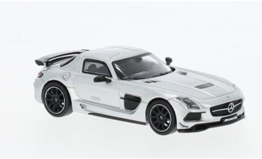 MG B 1/64 Tarmac Works Mercedes SLS A lack Series silber 1:64 modellino in miniatura
