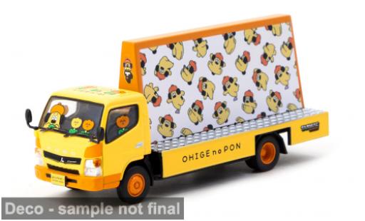Mitsubishi Fuso 1/64 Tarmac Works Canter gelb 1:64 modellino in miniatura