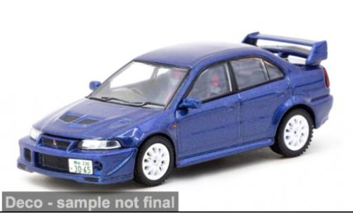Mitsubishi Lancer 1/64 Tarmac Works Evolution VI blau 1:64 modellino in miniatura