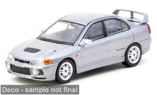 Mitsubishi Lancer 1/64 Tarmac Works GSR Evolution IV silber 1:64 modellino in miniatura