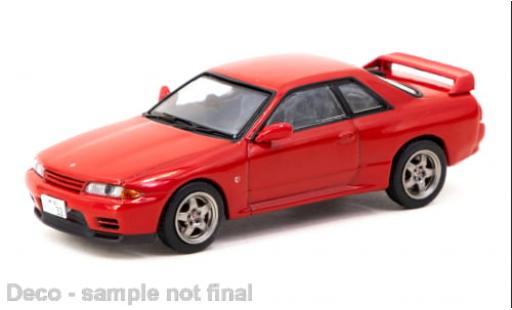 Nissan Skyline 1/64 Tarmac Works GT-R (R32) rot 1:64 modellino in miniatura