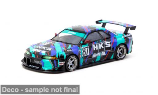Nissan Skyline 1/64 Tarmac Works (R32) HKS 1:64 modellino in miniatura