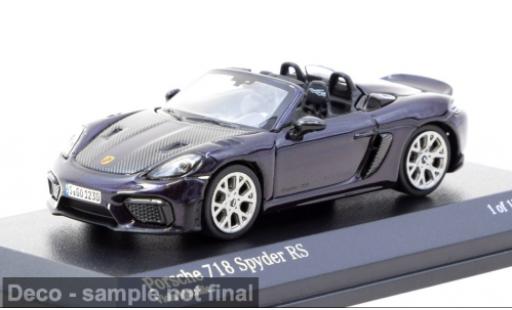 Porsche 718 1/64 Tarmac Works Spyder RS violett 1:64 modellino in miniatura