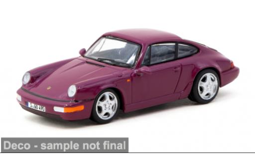 Porsche 964 1/64 Tarmac Works 911  RS rosa 1:64 modellino in miniatura