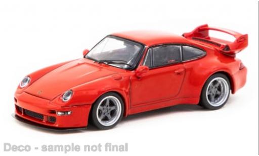 Porsche 993 1/64 Tarmac Works 911  Gunther Works rot 1:64 modellino in miniatura