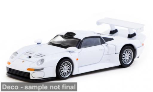 Porsche 911 1/64 Tarmac Works GT1 weiss 1:64 modellino in miniatura