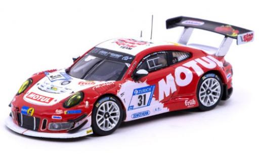 Porsche 991 GT3 R 1/64 Tarmac Works 911 GT3 R () No.31 Frikadelli Racing Team Motul 24h Nürburgring 2017 T.Kristensen/K.Bachler/N.Siedler/L.Luhr modellino in miniatura