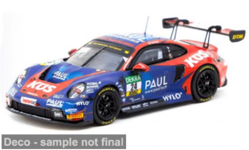 Porsche 911 1/64 Tarmac Works GT3 R DTM-Saison 2023 #24 1:64 modellino in miniatura