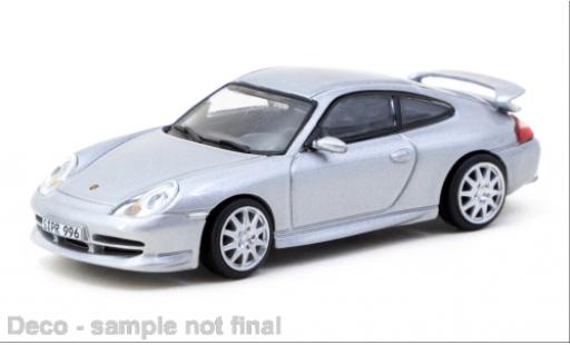 Porsche 911 1/64 Tarmac Works GT3 silber 1:64 modellino in miniatura