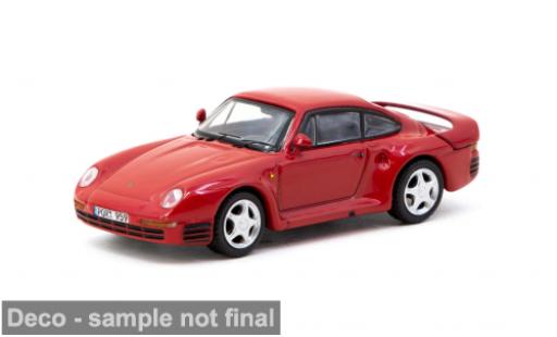Porsche 959 1/64 Tarmac Works rot 1:64 modellino in miniatura