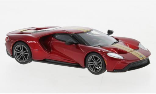 Ford GT 1/64 Tarmac Works rosso modellino in miniatura