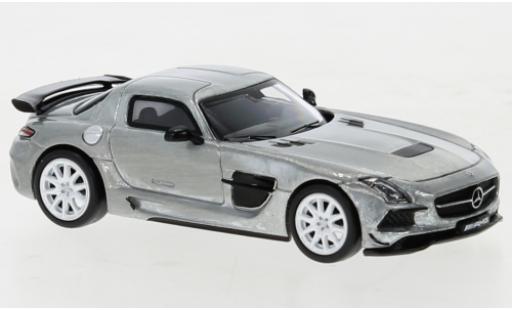 Mercedes AMG GT 1/64 Tarmac Works Black Series metallise bianco modellino in miniatura