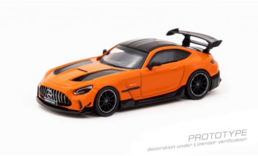 Mercedes AMG GT 1/64 Tarmac Works Black Series orange modellino in miniatura