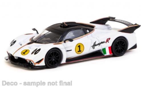 Pagani Huayra 1/64 Tarmac Works R bianco modellino in miniatura
