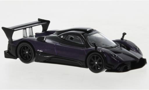 Pagani Zonda 1/64 Tarmac Works R porpora modellino in miniatura