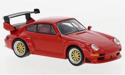 Porsche 993 GT2 1/64 Tarmac Works 911  rosso modellino in miniatura