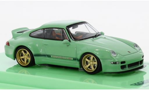 Porsche 993 1/64 Tarmac Works 911  Gunther Works verde modellino in miniatura
