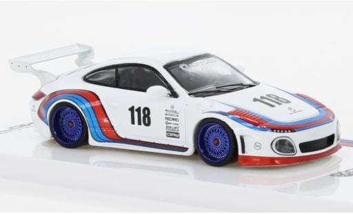 Porsche 997 1/64 Tarmac Works 911  Old & New Martini modellino in miniatura