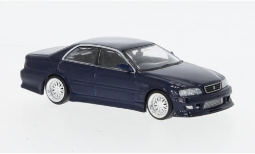 Toyota Chaser 1/64 Tarmac Works (JZX100) Vertex blu foncé RHD modellino in miniatura
