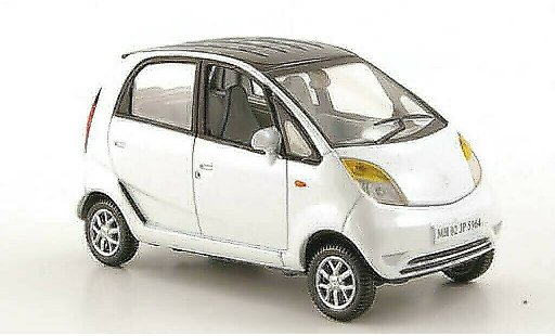 Tata Nano LX 1/43 Norev bianco/nero 2009 modellini auto