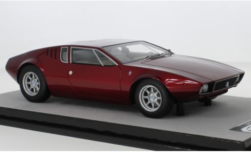 De Tomaso Mangusta 1/18 Tecnomodel metallico rosso 1971 modellino in miniatura