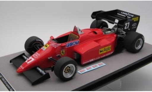 Ferrari 126 1/18 Tecnomodel C4-M2 No.27 Scuderia Formel 1 GP Europa 1984 M.Alboreto modellino in miniatura
