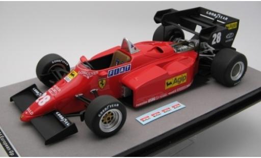 Ferrari 126 1/18 Tecnomodel C4-M2 No.28 Scuderia Formel 1 GP Europa 1984 R.Arnoux modellino in miniatura