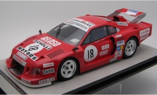 Ferrari 308 1/18 Tecnomodel GTB Turbo No.18 Team Jolly Club 6h Silverstone 1981 C.Facetti/M.Finotto modellino in miniatura