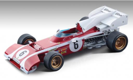 Ferrari 312 1/18 Tecnomodel B2 No.6 Formel 1 GP Südafrika 1972 C.Regazzoni modellino in miniatura