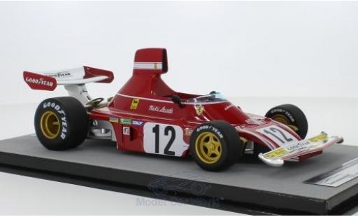 Ferrari 312 1/18 Tecnomodel B3 No.12 Scuderia Formel 1 GP Spanien 1974 N.Lauda modellino in miniatura