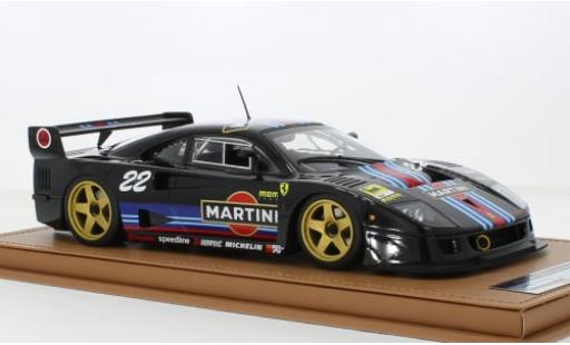 Ferrari F40 1/18 Tecnomodel LM schwarz Martini 1996 1:18 modellino in miniatura