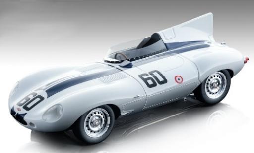 Jaguar D-Type 1/18 Tecnomodel Long Nose RHD No.60 Watkins Glen 1955 S.Johnston modellino in miniatura