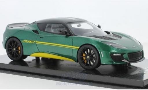 Lotus Evora S 1/18 Tecnomodel 410 metallico verde 2017 modellino in miniatura