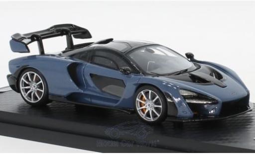 McLaren Senna 1/18 Tecnomodel grigio 2018 AutoSalon Genf modellino in miniatura