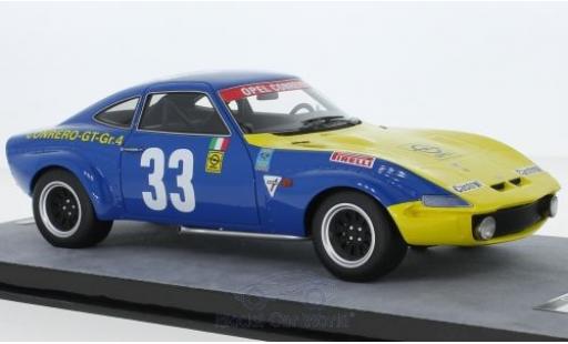 Opel GT 1/18 Tecnomodel 1900 No.33 Squadra Conrero Targa Florio 1972 R.Facetti/M.-C.Beaumont modellino in miniatura