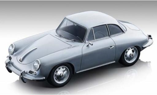 Porsche 356 1/18 Tecnomodel Karmann Hardtop grigio 1961 modellino in miniatura
