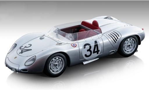 Porsche 718 1/18 Tecnomodel RSK No.34 KG 24h Le Mans 1959 E.Barth/W.Seidel modellino in miniatura