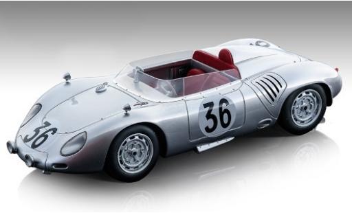 Porsche 718 1/18 Tecnomodel RSK No.36 Baron Carel Godin de Beaufort 24h Le Mans 1959 C.Godin de Beaufort/C.Heins modellino in miniatura