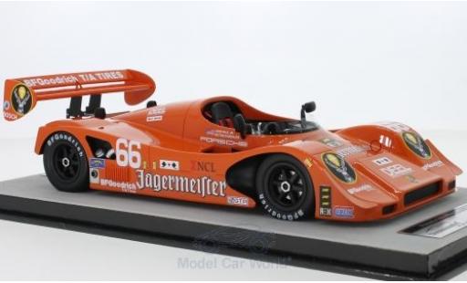 Porsche 966 1/18 Tecnomodel No.66 Jägermeister IMSA GP Miami 1991 J.Paul Jr/V.Gonzales modellino in miniatura