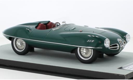 Alfa Romeo Disco 1/18 Tecnomodel Volante Spyder Touring Superleggera verde RHD 1952 modellino in miniatura