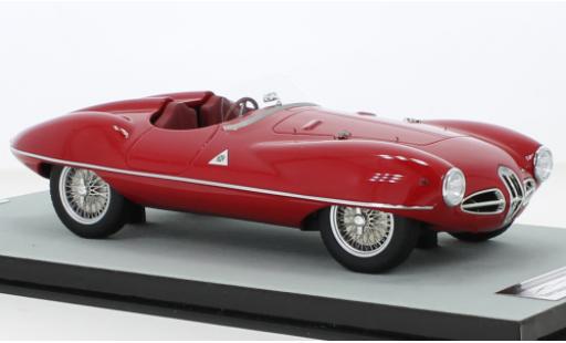 Alfa Romeo Disco 1/18 Tecnomodel Volante Spyder Touring Superleggera rosso RHD 1952 modellino in miniatura