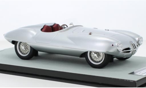 Alfa Romeo Disco 1/18 Tecnomodel Volante Spyder Touring Superleggera grigio RHD 1952 modellino in miniatura