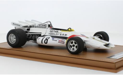 Brm P160 1/18 Tecnomodel BRM No.18 Yardley Team BRM Yardley formule 1 GP Italie 1971 modellino in miniatura