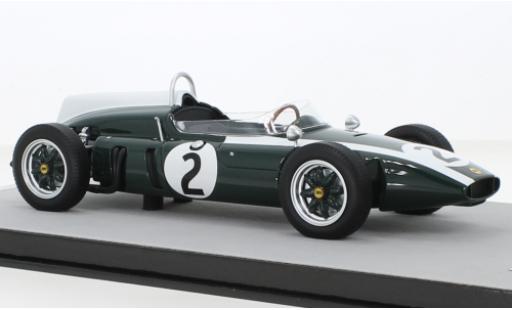 Cooper T53 1/18 Tecnomodel Climax No.2 Formel 1 GP Großbritannien 1960 modellino in miniatura