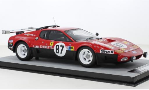 Ferrari 512 1/18 Tecnomodel BB No.87 Luigi Chinetti 24h Le Mans 1978 modellino in miniatura