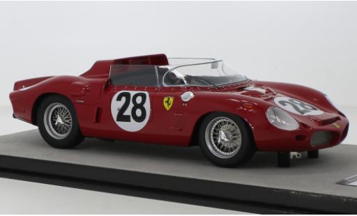 Ferrari Dino 1/18 Tecnomodel 246 SP RHD No.28 24h Le Mans 1962 modellino in miniatura
